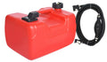 Portable Boat Fuel Tank, 3 GAL/ 12 L - Marine Outboard Fuel Tank With Hose & Connectors