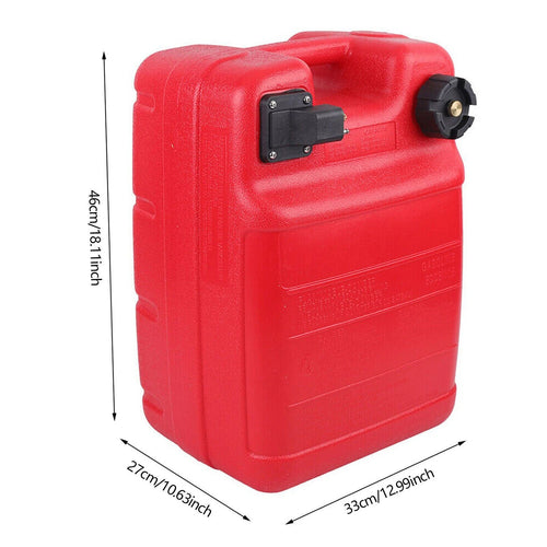 Fuel tank connector fitting detail