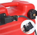 Portable Boat Fuel Tank, 6 Gal / 24L — Marine Outboard Fuel Tank with Hose & Connectors